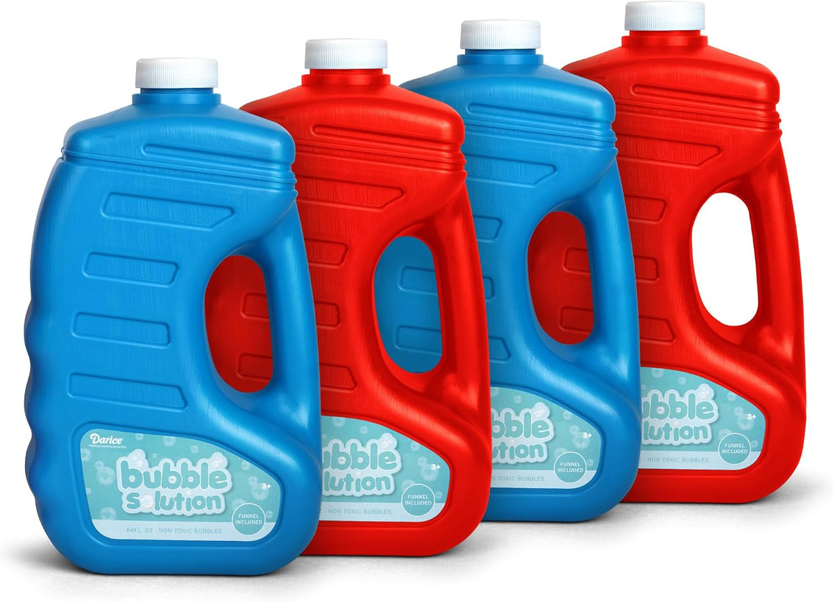 Darice 2 Pack 128oz Bubble Solution Refill for Bubble Machines - 4 Pack