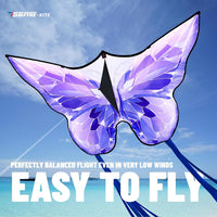 SGftre Colorful Butterfly Kite - Purple Crystal Butterfly - image 3