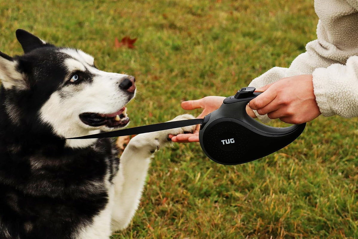 TUG Original Retractable Dog Leash - Black/Grey / Large - image 3