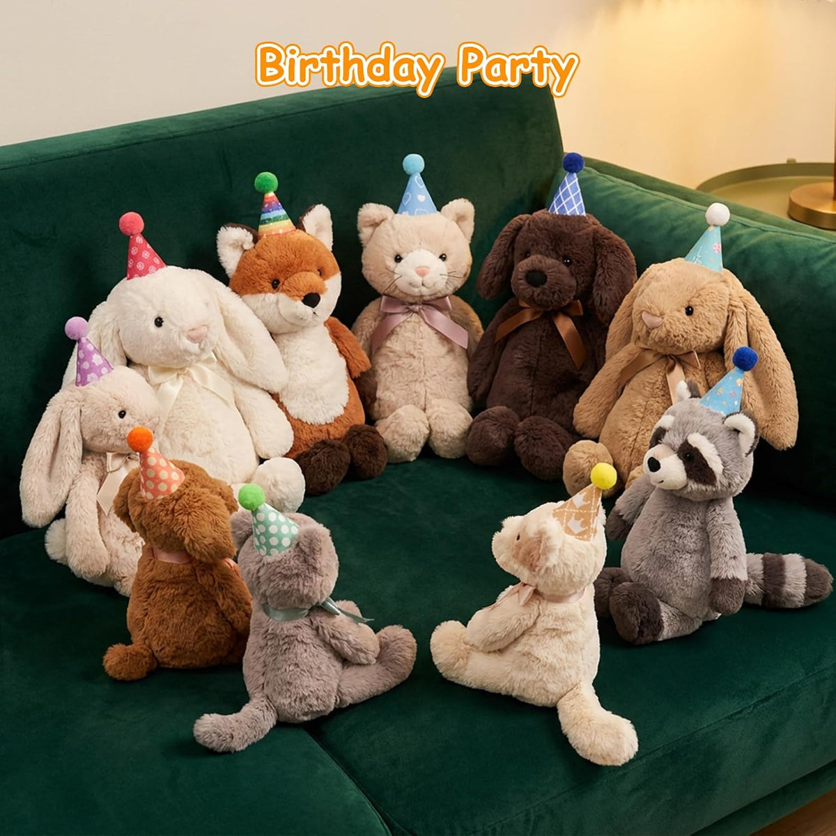 10pcs Colorful Mini Party Hats - Dark - image 4