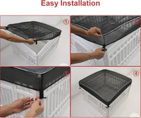Dog Playpen Cover Sun/Rain Proof Top - 36 inch 4 panel mesh cover - image 3