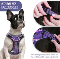 No Pull Dog Harness for Medium Dogs - Purple Camo / M - image 2