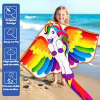 Kite for Kids Ages 4-8-12 & Adults - 2Pcs Unicorn Kites - image 2