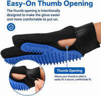 NVNAN Pet Hair Removal Glove for Dogs & Cats - Gloves + Brush - image 3