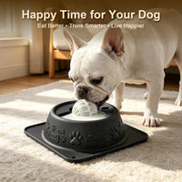 Slow Feeder Dog Bowl for Liquid Treats, Anti-Slip Lick Bowl - Black - image 4