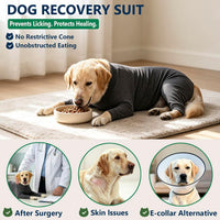 kzrfojy dog recovery suit after surgery, medium, full body coverage - view 2