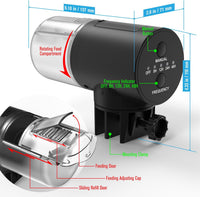 Automatic Fish Feeder Dispenser for Aquarium - Black - image 3