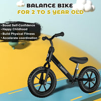 Bobike Toddler Balance Bike Toys for 2 to 5 Year Old Girls Boys - Black / Classic - image 2