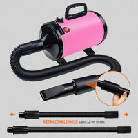 Dog Dryer for Pet Grooming, High-Velocity Force Blow Dryer – Essentials for Dogs - Pink - image 2