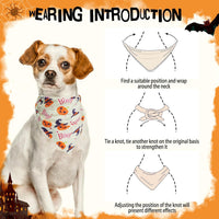 PUPTECK Dog Cooling Bandanas 4pcs Outfit - Black Purple / Large (24"x17"x17") - image 3