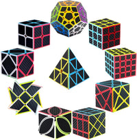 ROXENDA speed cube set with carbon fiber stickers - view 2