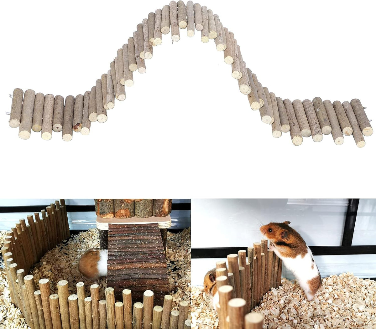Flexible Hamster Wooden Bridge - image 4