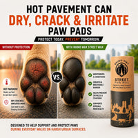 Dog Paw Protector for Hot Pavement, Asphalt, Streets & Sidewalks – Essentials for Dogs - Paw Street Wax - image 2