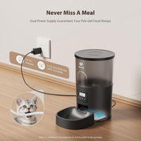 IMIPAW Automatic Cat Feeders - 3l / Black - image 3