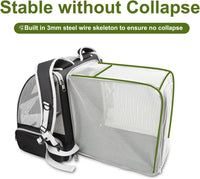Texsens Innovative Traveler Bubble Backpack Pet Carriers for Cats - Expandable-Black - image 4
