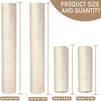 Cat Scratching Post Replacement - Natural Color - image 2