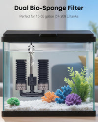 Pawfly Aquarium Sponge Filter, 70 GPH Fish Tank Filter - M (For 15-55 Gallon) - image 2