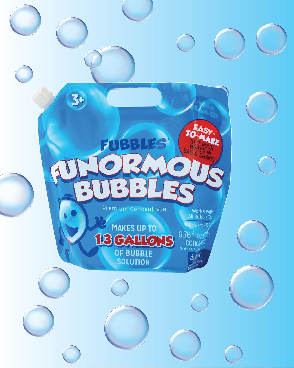 Little Kids Bubbles by Fubbles, Bubble Solution Refill