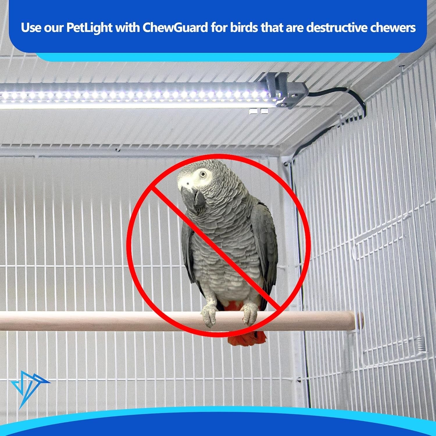 Illuminate Your Bird's World with the Happybird Full Spectrum LED Light - Safe, Easy-to-Install, and Perfect for Soft Bill Birds - BIG FRENCHIES