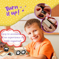 Teen Boy Gifts -DIY Bluetooth Speaker Kit -STEM Science Electronics - Dual Speakers - image 3