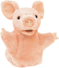 Folkmanis Little Pig plush hand puppet for toddlers