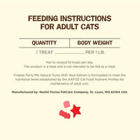 Purina Friskies Party Mix Cat Treats (Natural YUMS Salmon, 2.1 Ounce (Pack of 6))