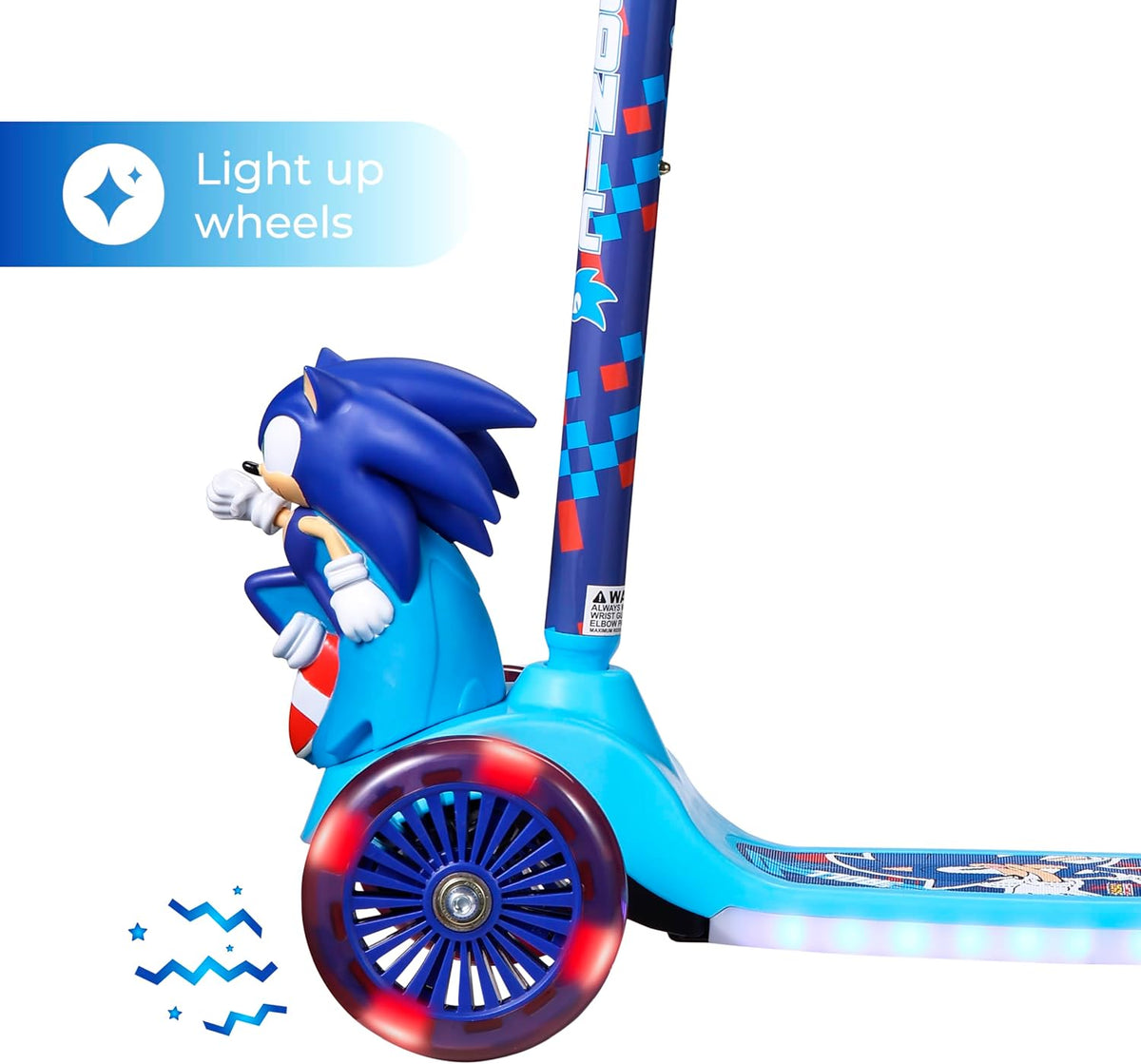 Kick Scooter for Kids, 3 Wheel Self Balancing - Sonic The Hedgehog - image 3