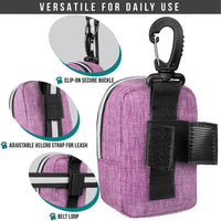 PetAmi Dog Poop Bag Holder for Leash - Purple / 1 Count (Pack of 1) - image 4