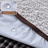 Orthopedic Dog Beds Large Sized Dog Washable Pet Bed - Brown / 42" x 30" x 3.5" - image 4