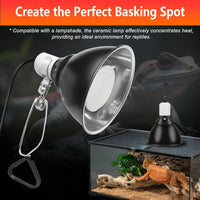 150W Reptile Heat Lamp, Pack of 2 Ceramic Heat Emitters for Reptile Geckos, Lizard, Iguana, Bearded - 100 Watts / 2pcs/White - image 3