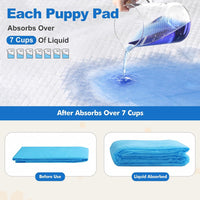 Gimars extra large leak-proof puppy pads, 28 x 34 inches, 100 count - view 3