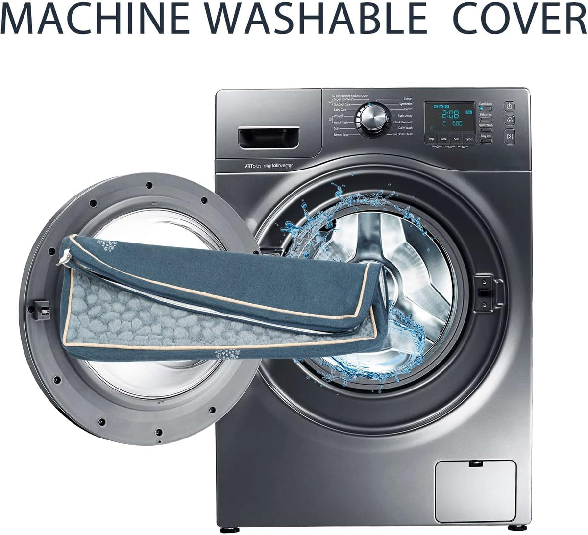 VANKEAN Waterproof Reversible Crate Mat Cool/Warm Washable Joint - XL / Navy - image 3