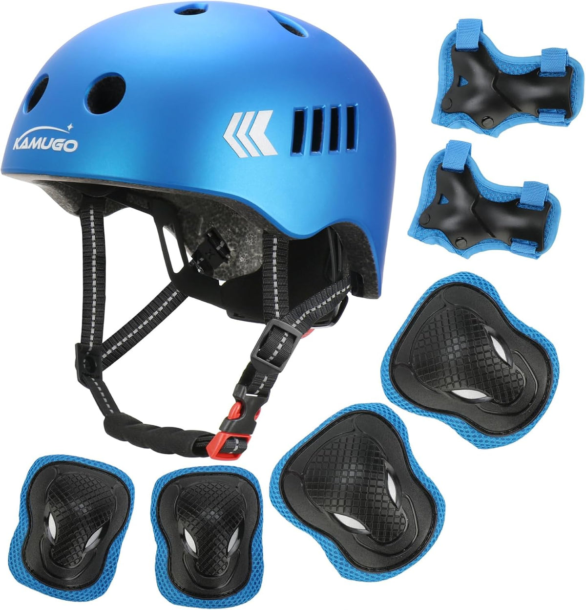 KAMUGO Kids Bike Helmet Set - Blue