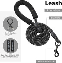 No Pull Tactical Dog Harness Medium Sized Dog, Service Dog Vest - X-Large(Chest:28.3-47.2",Neck:22.8-30.7") / Black - image 4