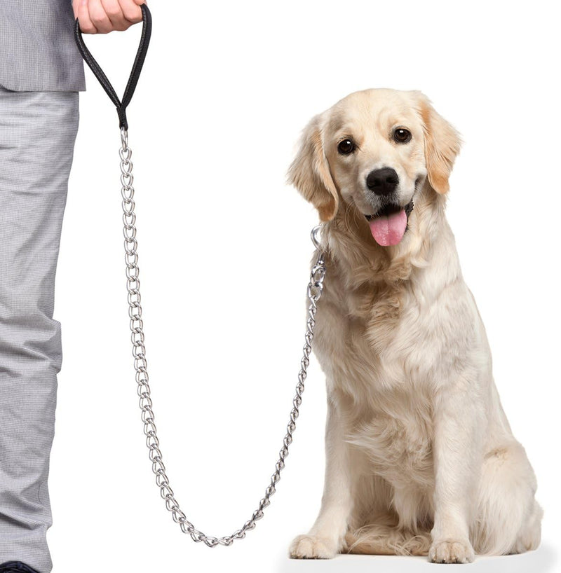 Heavy Duty Dog Chain Leash - 4 ft. x 5.0 mm (60-200 lbs.)