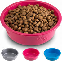 Loving Pets Dolce Luminoso Dog Bowl, Non-Skid Plastic Bowl - Small / Pink - image 2