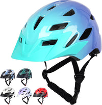 Kids Bike Helmet, Toddler Youth Helmet for Boys Girls, Ages 3-5 - Gradient Blue Purple / 50cm-57cm/19.7''-22.4''