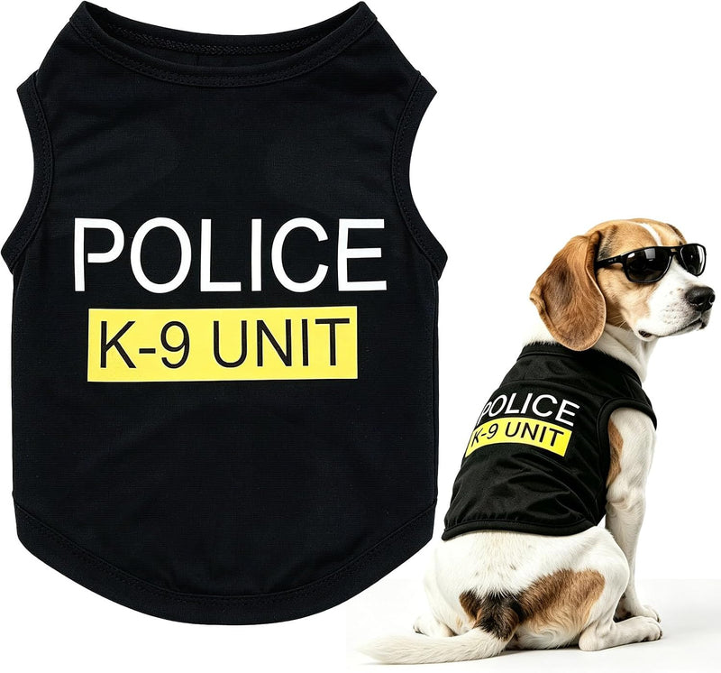 Dog Costumes, K9 Police Shirt - XL-(16~25 lbs)