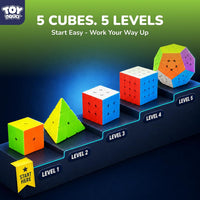 STEAM Life Speed Cube Set - 5 Pcs - image 2