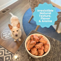 hotspot pets Freeze Dried Duck Heart Treats for Cats & Dogs - Made in USA, 1LB Big Bag - Single Ingredient All Natural Grain-Free Duck Hearts - Perfect for Training, Topper or Snack