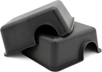 Reptile Hide Box Snake Hide Feel Secure and Safe, Gecko Hide - Black / XS 2 Pcs