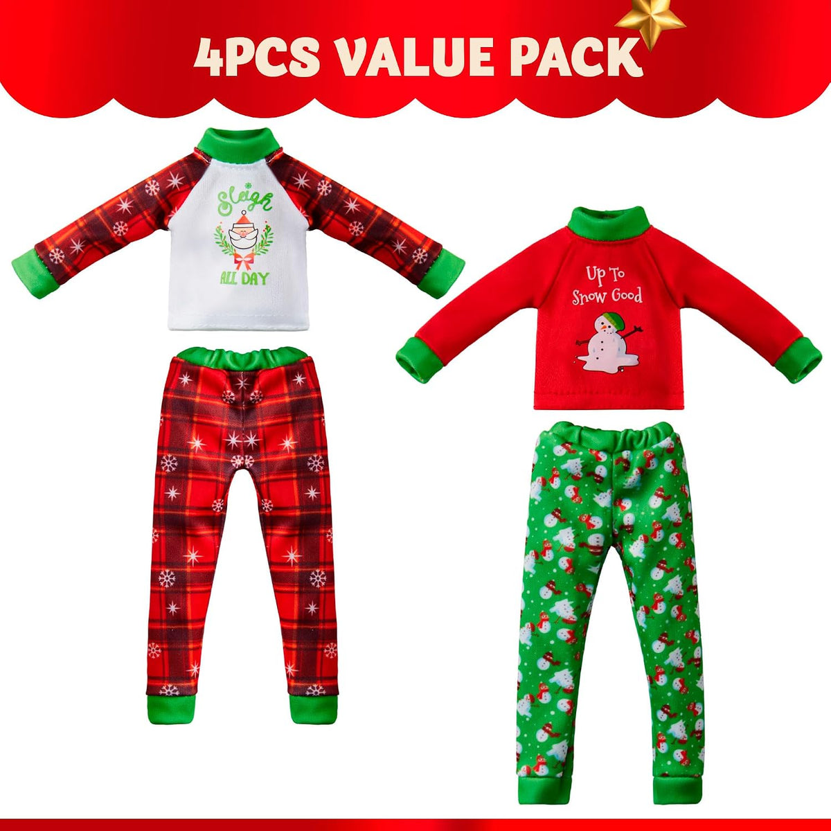 JOYIN 4 Pcs Christmas Elf Accessories - Classical - image 2