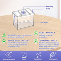 MoonOrange Mini Betta Fish Tank Kit with LED Light Base - Mini Tank 02 X2 - image 3