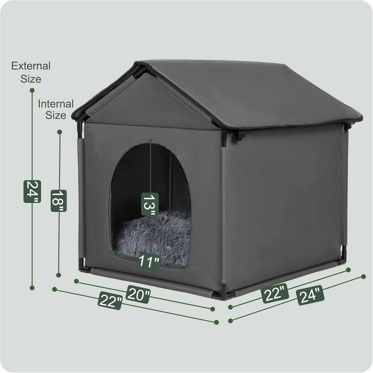 Large Cat & Small Dog House Soft Indoor – Essentials for Dogs - image 2