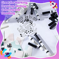 Janlaugh washable markers bulk pack of 24 broad line markers with conical tips - view 24