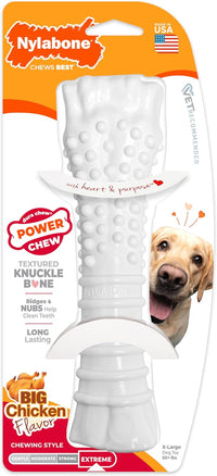 Nylabone Power Chew Original Bone Dog Chew Toys - Chicken / X-Large - image 4