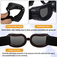 Frienda Dog Helmet and Goggles - M / Black - image 4