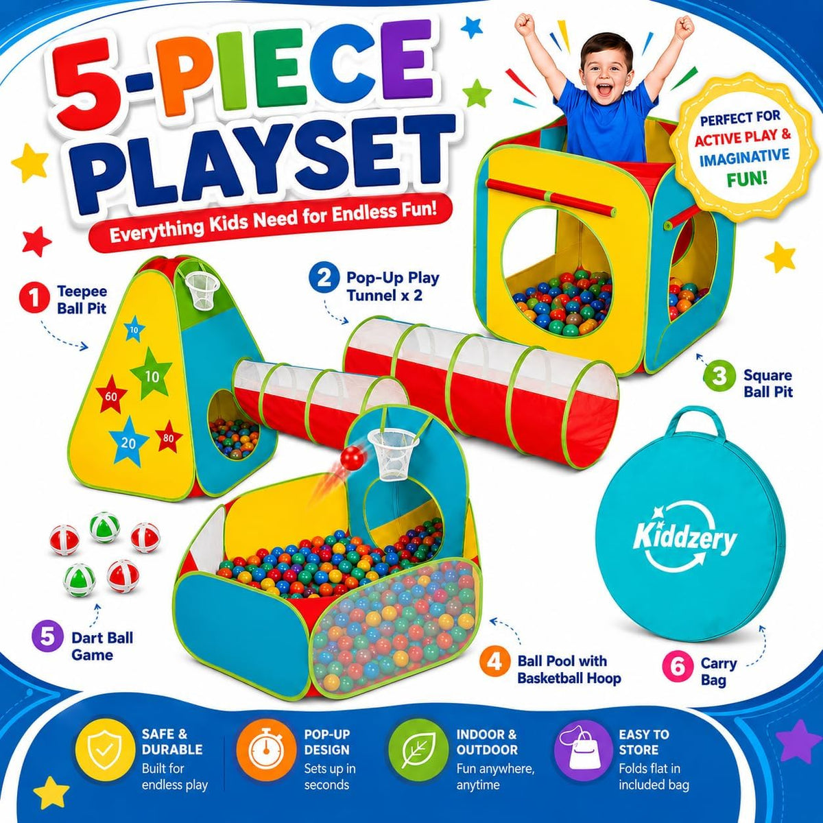 Kids Play Tent for Toddlers - image 2