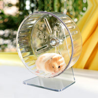 lazYYzal Silent Hamster Wheel - Ф 6 inch / Transparent - image 3