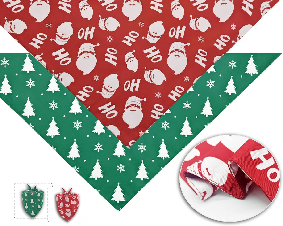 Halloween Dog Bandanas, Pumpkin and Cute Ghost Pet Scarf - Christmas Dog Bandana - image 3